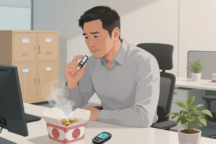 38岁中餐血糖5点8是怎么回事(图1)