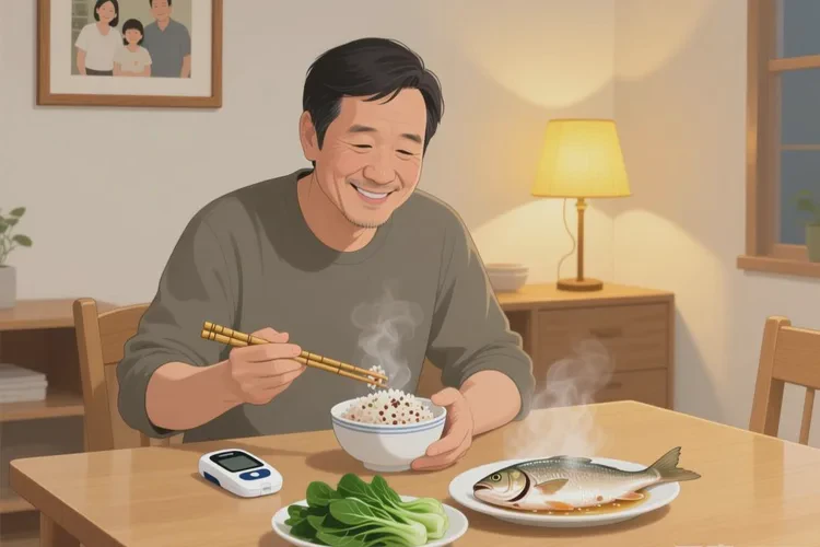 38岁晚餐血糖14.4是怎么回事(图1)