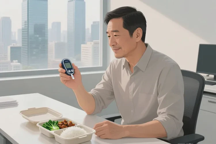 37岁中餐血糖19.6是怎么回事(图1)