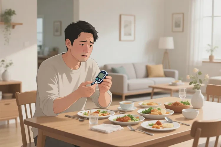 38岁晚餐血糖11.6是怎么回事(图1)