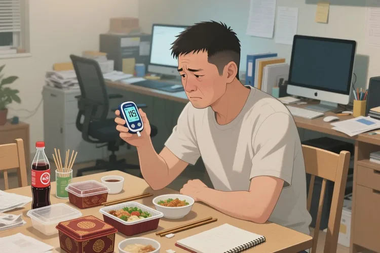 38岁中餐血糖27.8是怎么回事(图1)