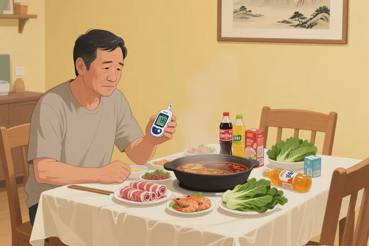 38岁晚餐血糖17.4是怎么回事(图1)