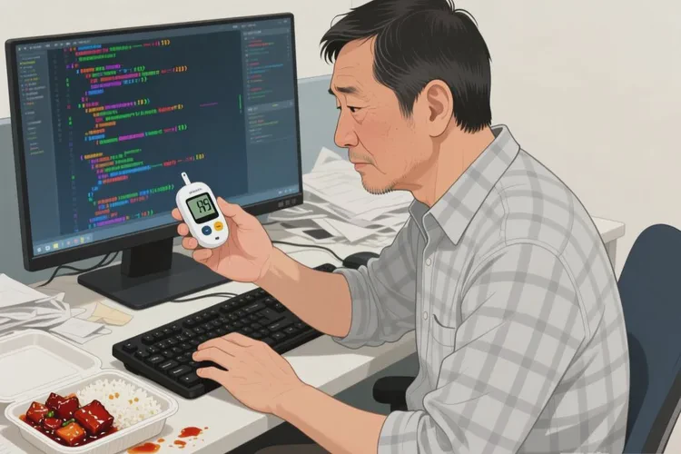 38歲中餐血糖11.5是怎么回事(圖1)