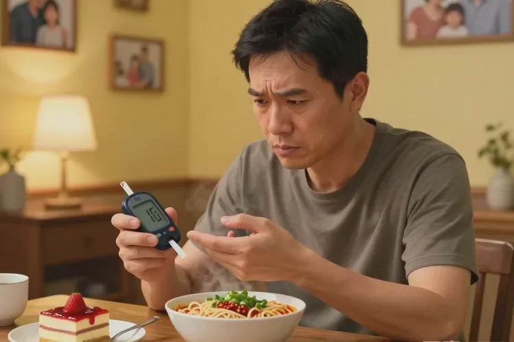37岁晚餐血糖12点4是怎么回事(图1)