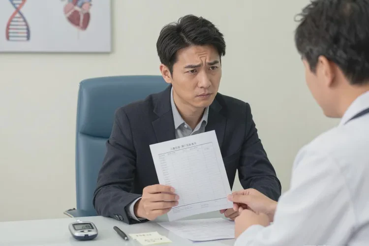 37岁早上空腹血糖24.8是怎么回事(图1)