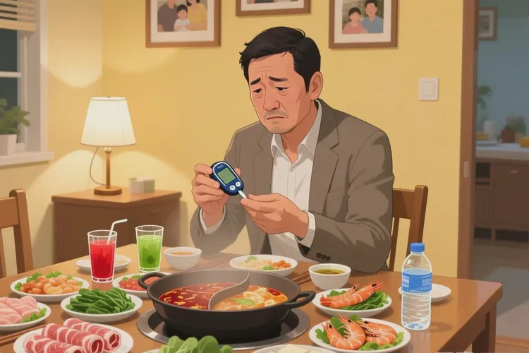 38岁晚餐血糖19.5是怎么回事(图1)