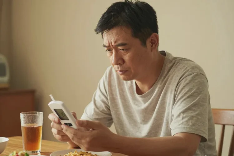 38岁晚餐血糖17.9是怎么回事(图1)