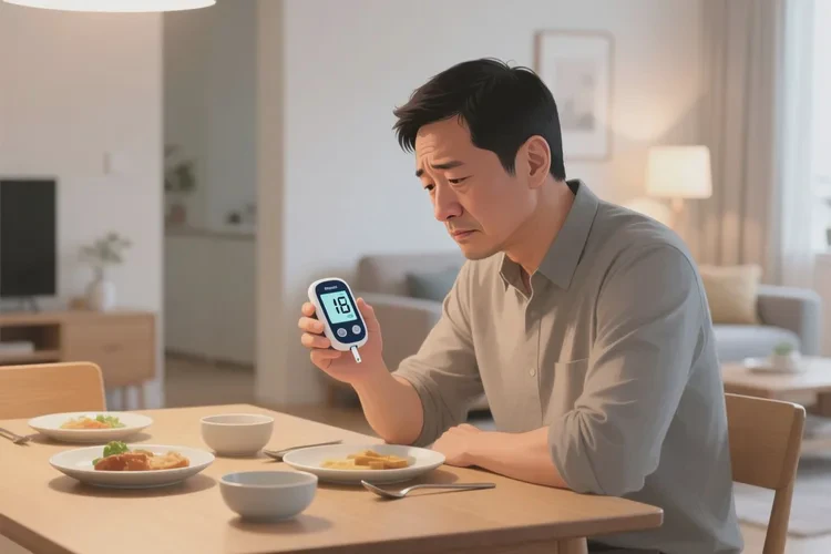 37歲晚餐血糖9點(diǎn)8是怎么回事(圖1)