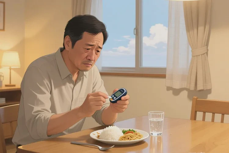 38岁晚餐血糖14.8是怎么回事(图1)