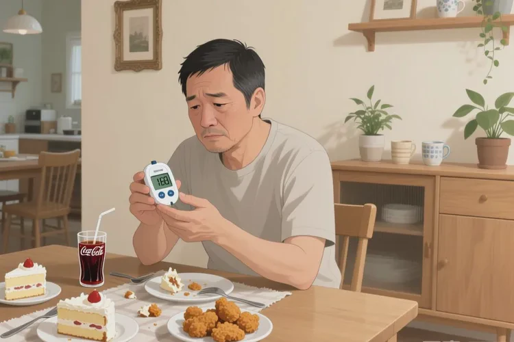 38岁晚餐血糖19.8是怎么回事(图1)