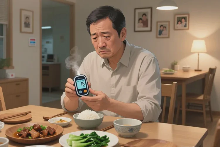 38岁晚餐血糖9.8是怎么回事(图1)