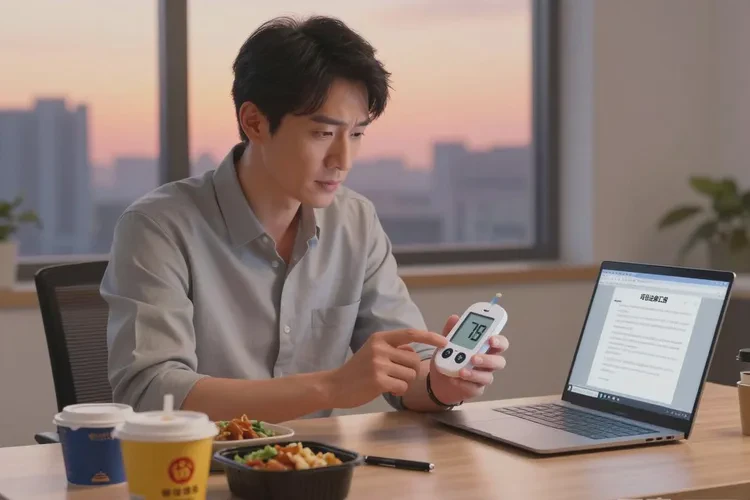 38歲中餐血糖10.1是怎么回事(圖1)