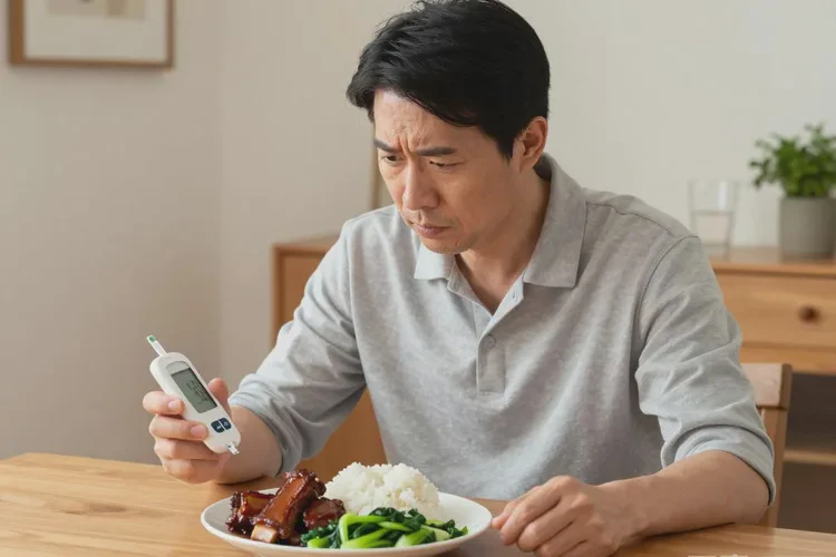 38岁中餐血糖6点8是怎么回事(图1)