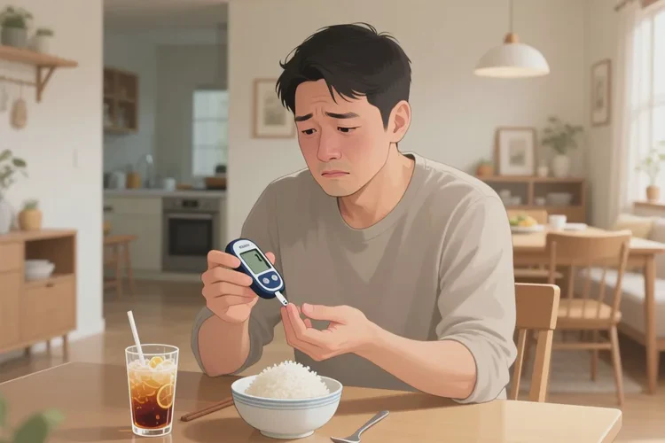 38岁中餐血糖17.9是怎么回事(图1)