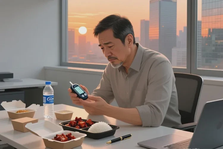 38歲中餐血糖10.6是怎么回事(圖1)