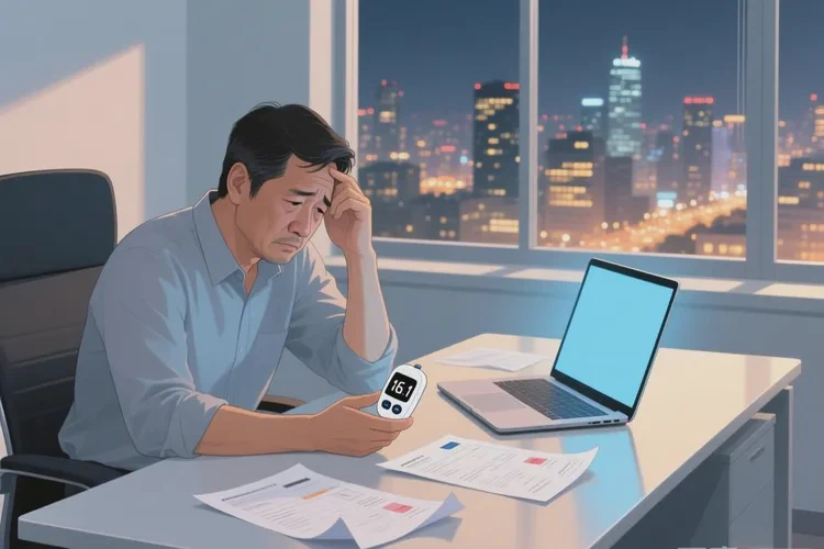 38岁空腹血糖16点1是怎么回事(图1)