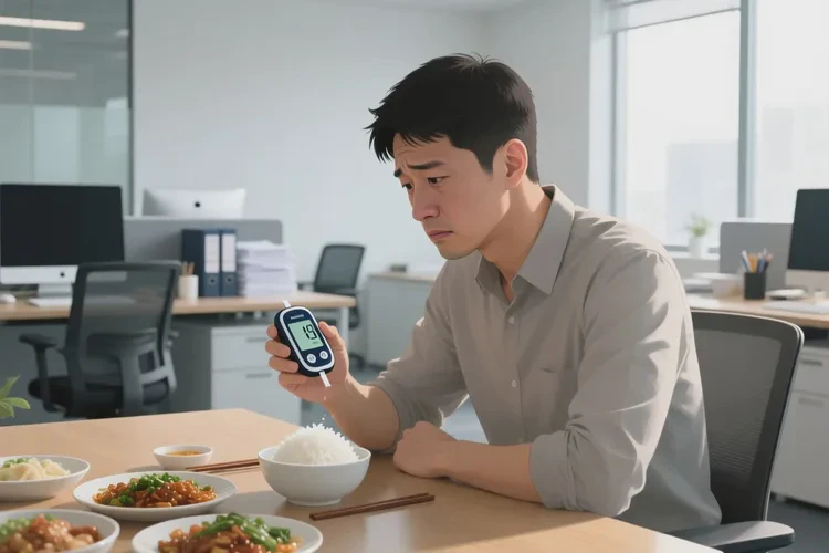 37歲中餐血糖15.6是怎么回事(圖1)