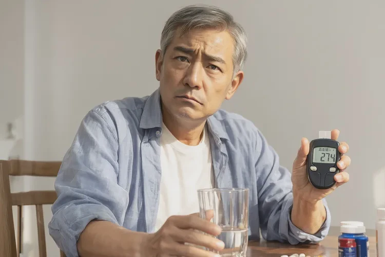 45歲中餐血糖27.4是怎么回事(圖1)