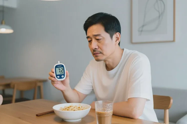 38岁晚餐血糖25.7是怎么回事(图1)