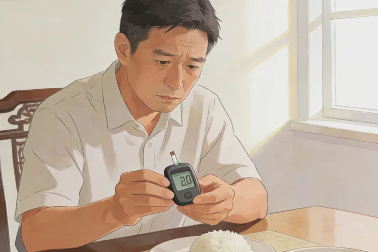 37歲中餐血糖12.2是怎么回事(圖1)