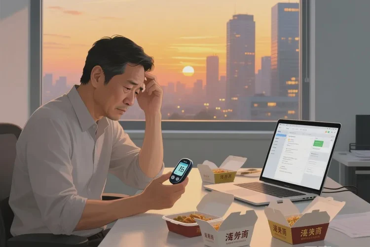 38歲中餐血糖8.4是怎么回事(圖1)