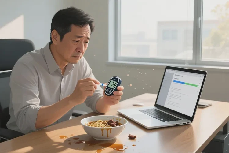 38歲中餐血糖10.4是怎么回事(圖1)