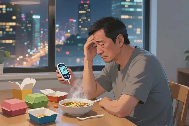 38岁晚餐血糖12.0是怎么回事(图1)