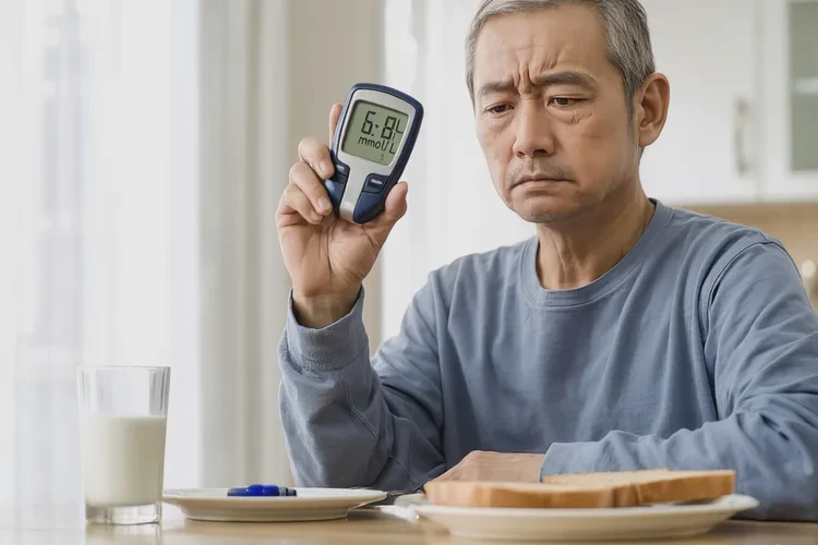 45歲早餐血糖20.9是怎么回事(圖1)