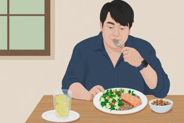 46岁晚餐血糖14点8是怎么回事(图1)