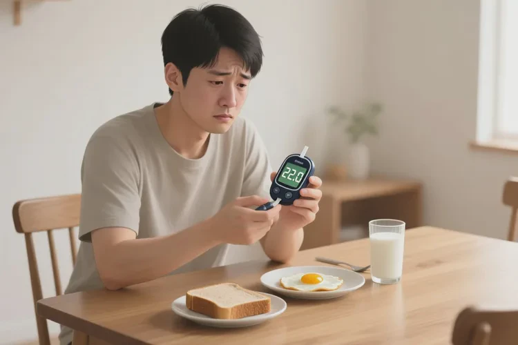 37歲早餐血糖22.0是怎么回事(圖1)