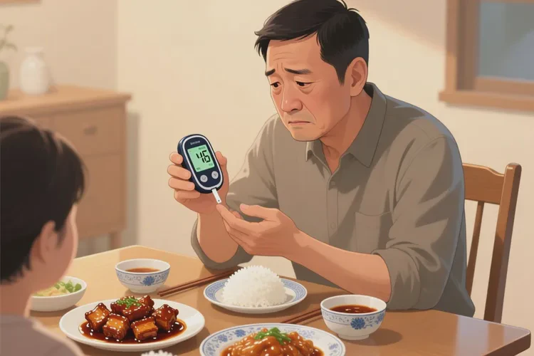 38岁中餐血糖15.9是怎么回事(图1)