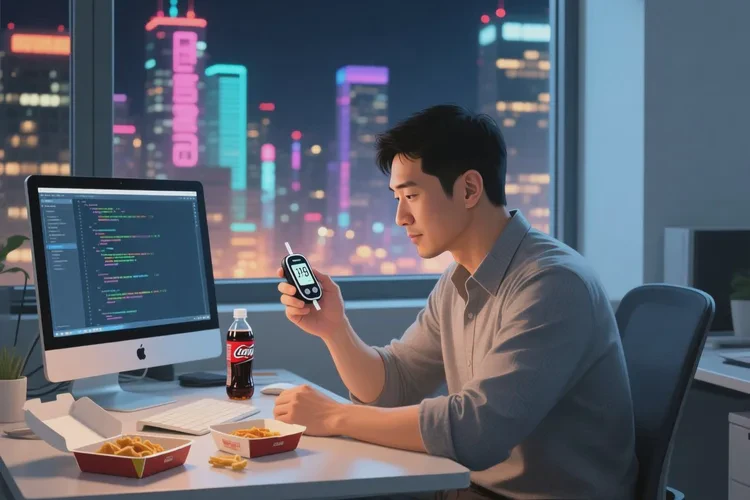 37岁中午血糖13点7是怎么回事(图1)