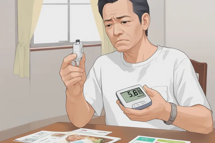 46岁晚餐血糖6点5是怎么回事(图1)