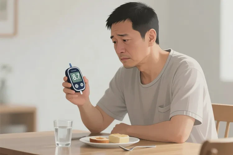 37岁早上空腹血糖8.7是怎么回事(图1)