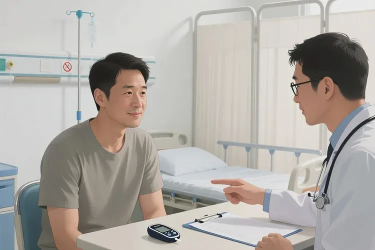 38岁空腹血糖17点3是怎么回事(图1)