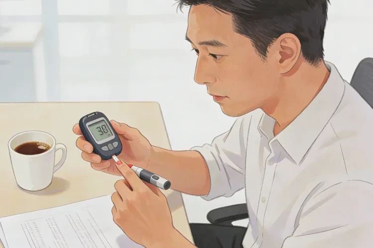 38岁早餐血糖8.6是怎么回事(图1)