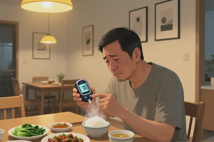 37歲晚餐血糖9.9是怎么回事(圖1)