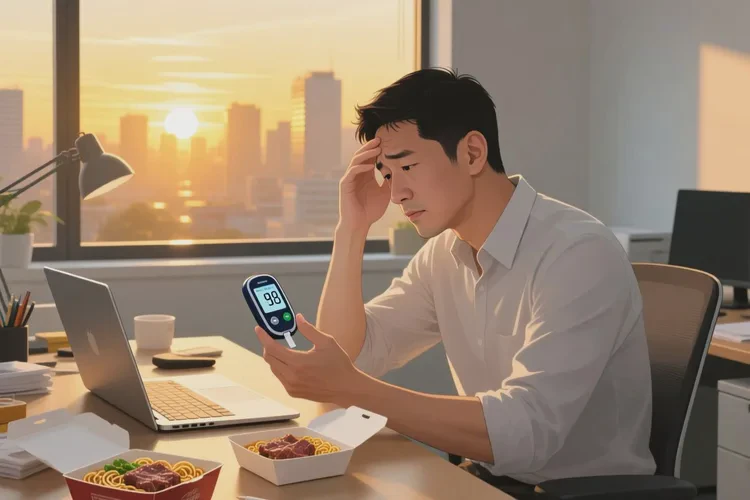 38岁中餐血糖17.2是怎么回事(图1)