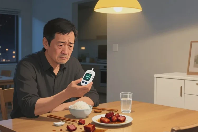 38岁晚餐血糖18点5是怎么回事(图1)