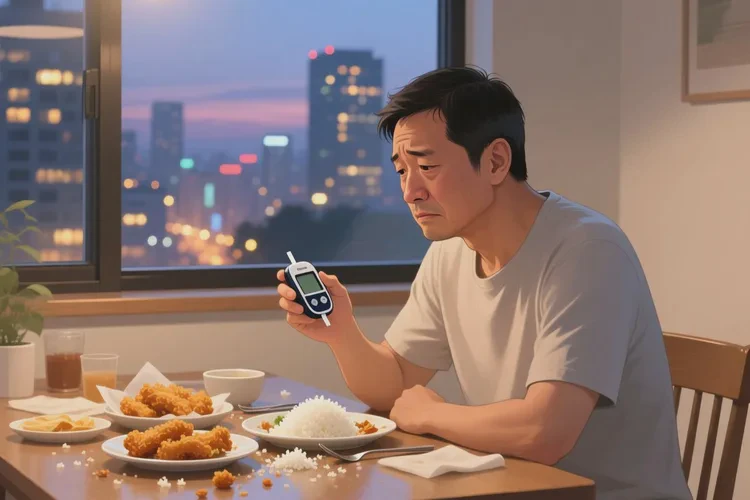 38歲晚餐血糖16.7是怎么回事(圖1)