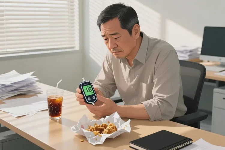 37歲中餐血糖19點(diǎn)7是怎么回事(圖1)