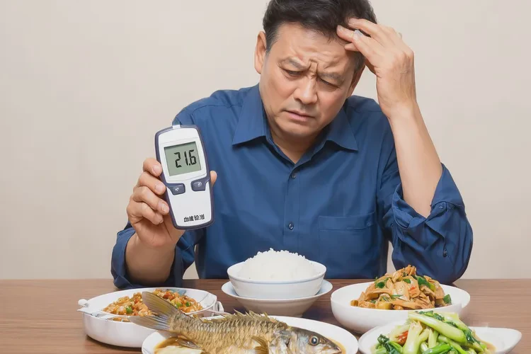 46歲中餐血糖21.6是怎么回事(圖1)