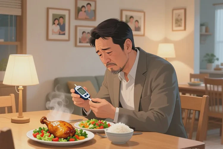38岁晚餐血糖24.6是怎么回事(图1)
