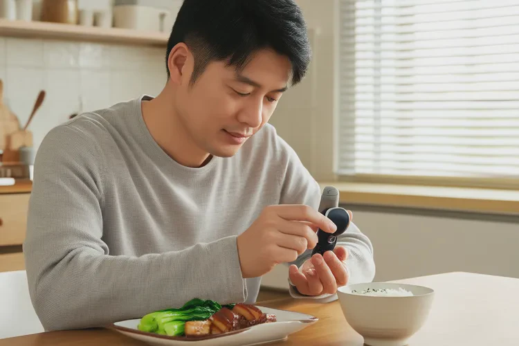 46歲中餐血糖9.1是怎么回事(圖1)