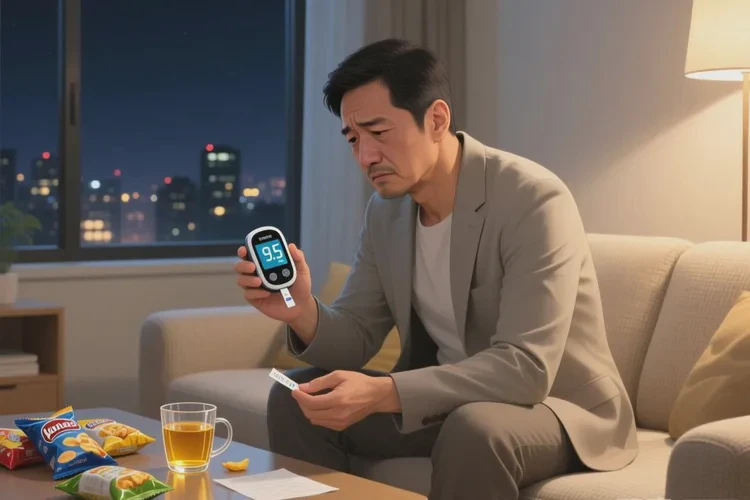 37岁晚上血糖9.5是怎么回事(图1)