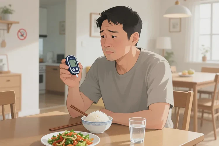 38岁中餐血糖18.5是怎么回事(图1)