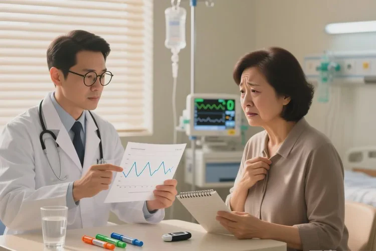 38歲早餐血糖21.8是怎么回事(圖1)