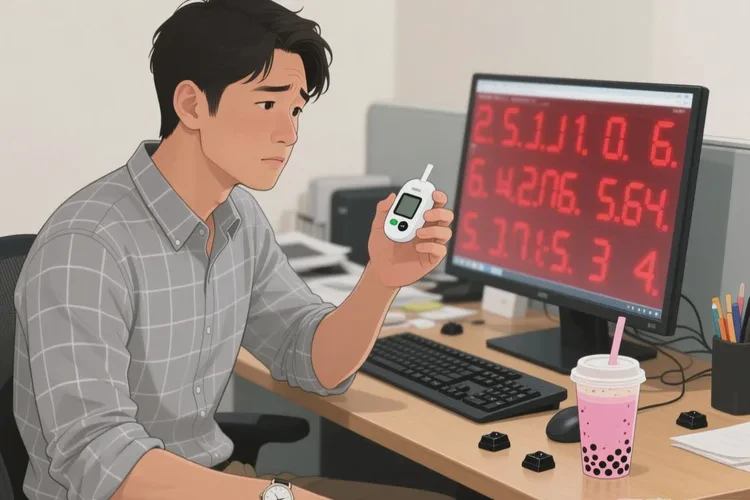 38歲中餐血糖20.4是怎么回事(圖1)