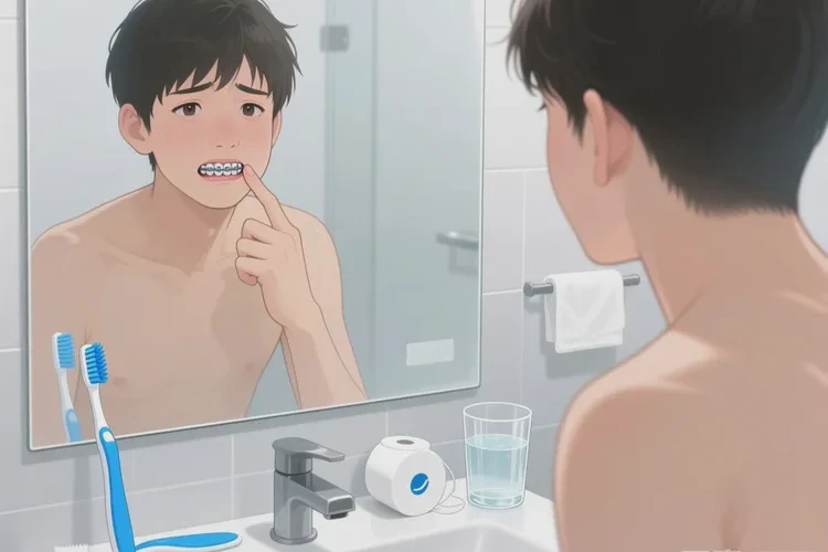 正畸時(shí)牙齒松動(dòng)了(圖1)