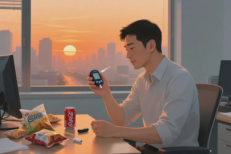 38歲早餐血糖17點(diǎn)8是怎么回事(圖1)